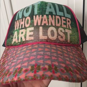 Wonderlust trucker hat
