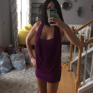 Purple sexy dress
