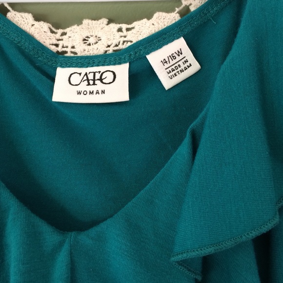 Ruffled Neckline Dress - Picture 3 of 3