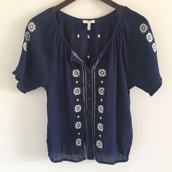 Joie Tops - Joie Peasant Blouse