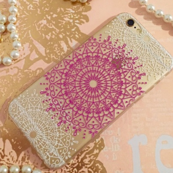 Accessories - 🔺SALE🔺 IPHONE 6 6S CASE PINK HENNA TATTOO  NEW