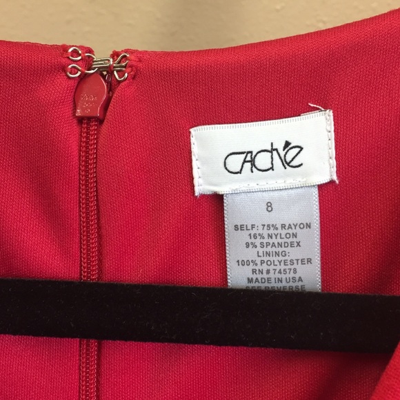 Red Cache Dress - Picture 3 of 4