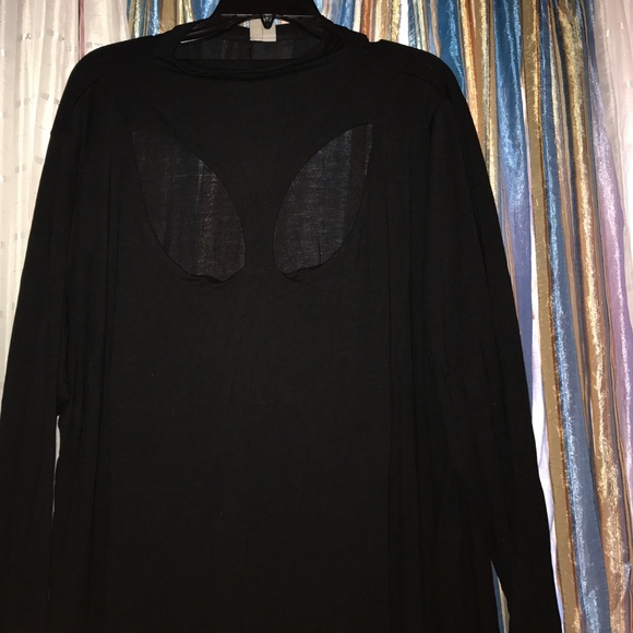 Black plus size cut out bodycon