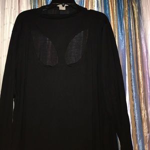 Black plus size cut out bodycon