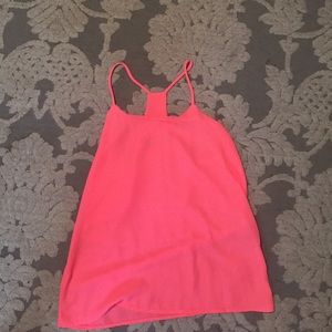 Hot pink tank