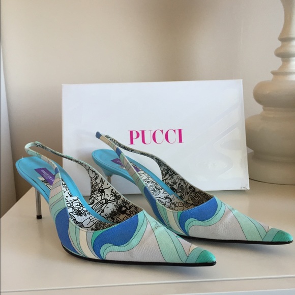 Authentic Pucci kitten Heels