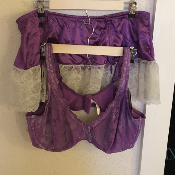 NWT Lane Bryant/Cacique Bra and garter skirt