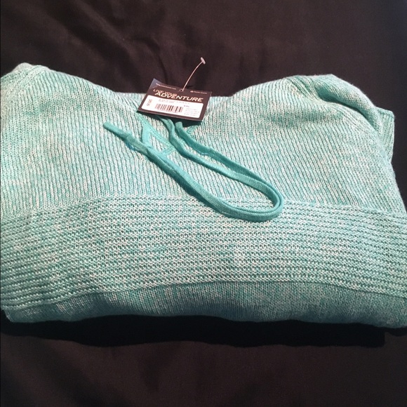 Sweatshirt with pocket,blue - Picture 3 of 4