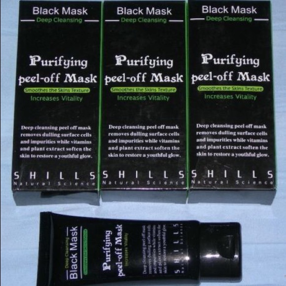 SHILLS Blackhead Acne Remover Black Mud Face Mask - Picture 4 of 4