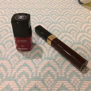 Chanel nail polish and lip gloss