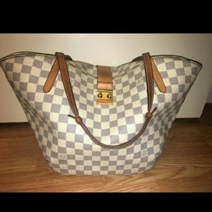 Louis Vuitton Damier Azur Salina Handbag