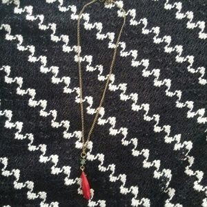 Red pendant necklace