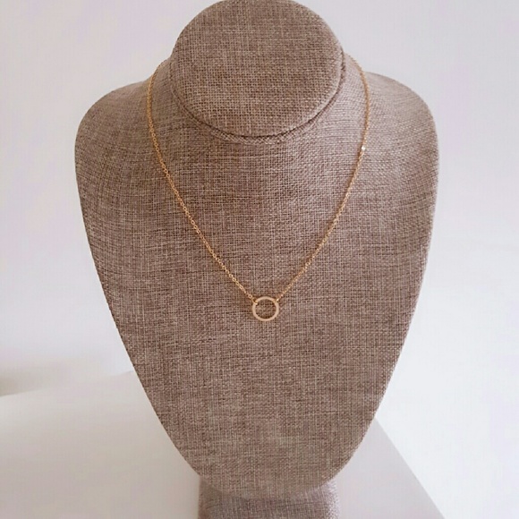 • Stainless Steel Gold Necklace • - Picture 2 of 4