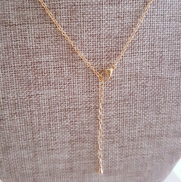 • Stainless Steel Gold Necklace • - Picture 3 of 4