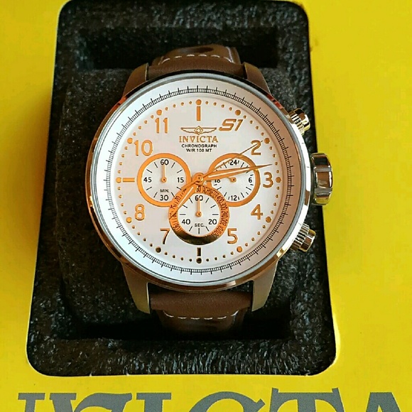 Big sale,Invicta leather watch (Firm price)