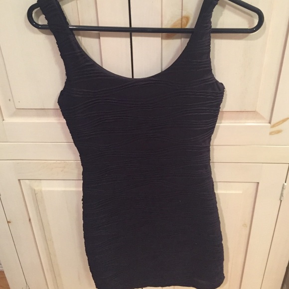 Black mini dress