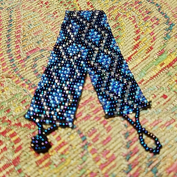 New Czechoslovakian Glass Bead Bracelet