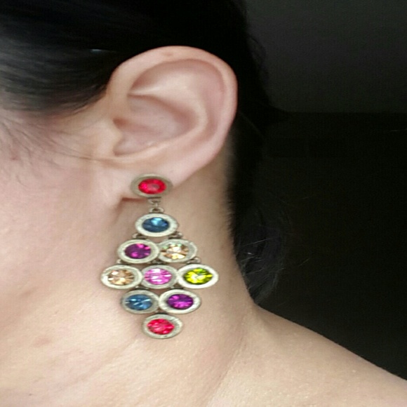 Colorful Crystal earrings
