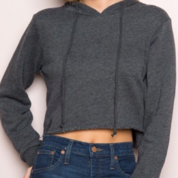 ✨Brandy Melville Cropped Hoodie✨