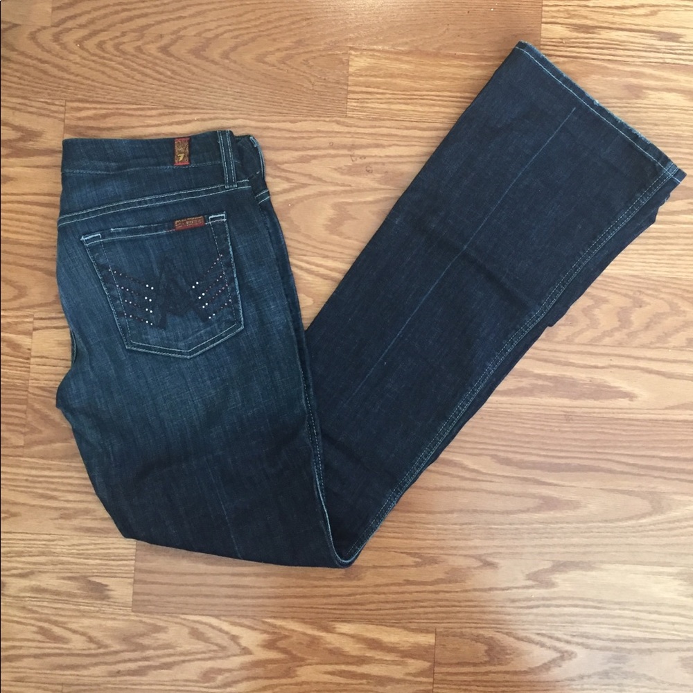 7 For All Man Kind "A Pocket" bootcut jeans