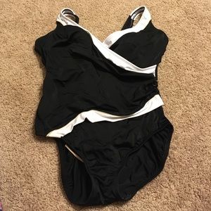 ONE piece bathing suit!