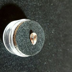 Natural Rare Pear Cut Morganite  .78tcw
