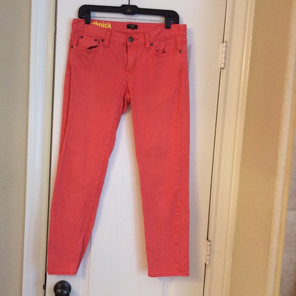 JCrew Toothpick cropped jeans