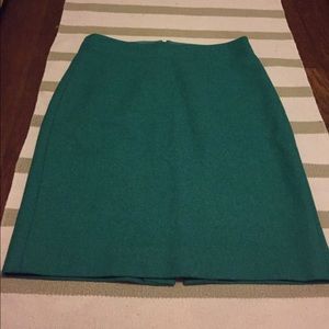 JCrew Pencil skirt in double-serge wool
