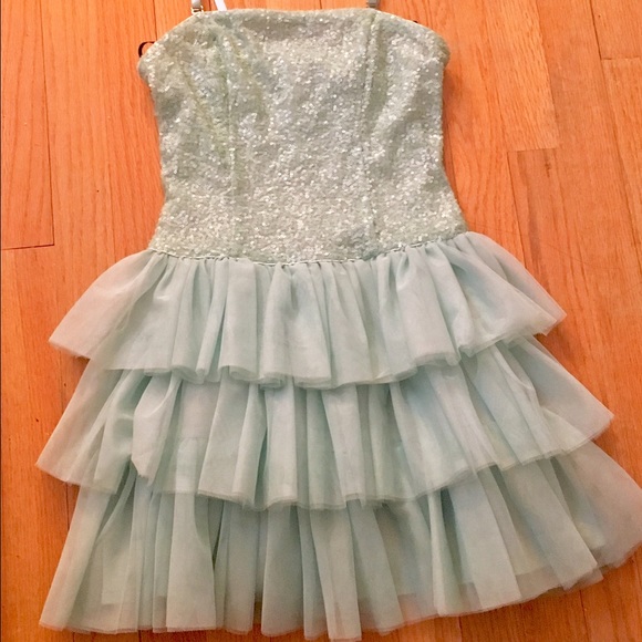 🦋F21 Mint Sparkly Dress🦋