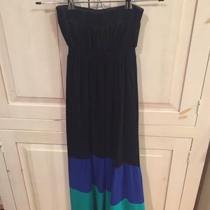 Black maxi dress