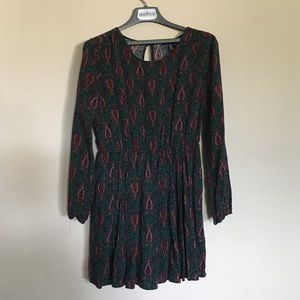 Cinch waist dress