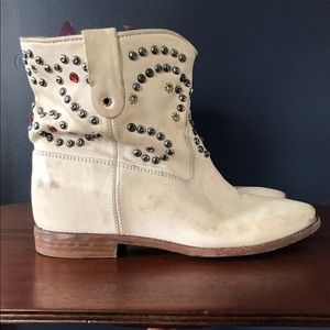 Isabel Marant Caleen ConcealedWedge Studded Boot