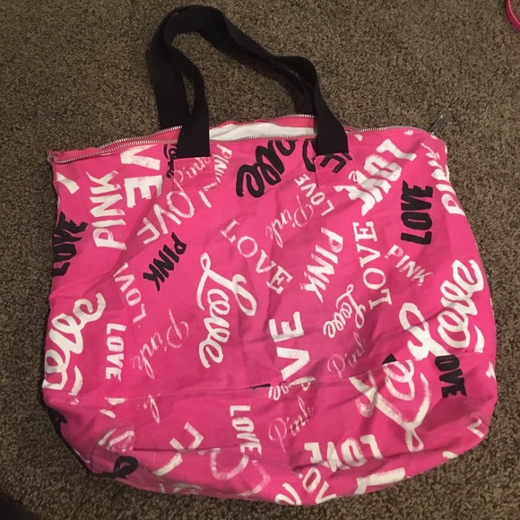 Love pink Victoria secret tote rare!