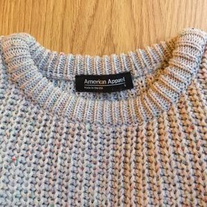 American Apparel Confetti Fisherman Sweater