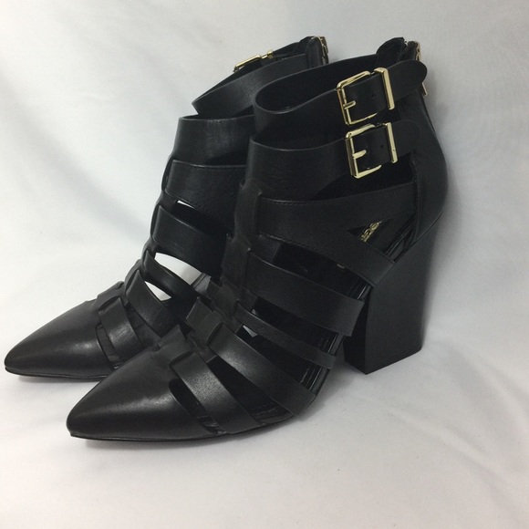 BCBGeneration block heeled cage shoes