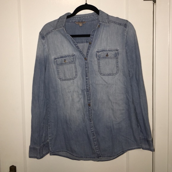 rubbish chambray top