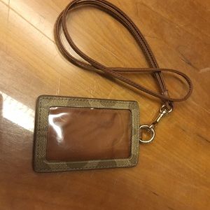 Coach lanyard