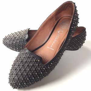 🔴SOLD🔴JEFFREY CAMPBELL STUDDED FLATS