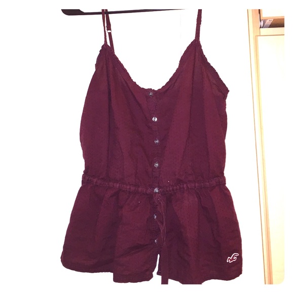 Hollister button down top