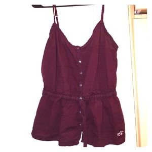 Hollister button down top