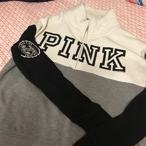 VS Pink quarter zip