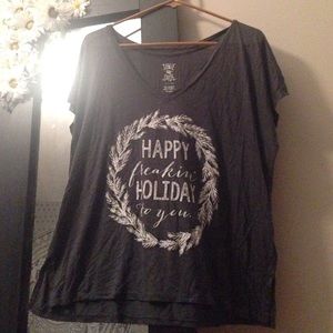 Short sleeve grey top