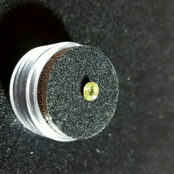 Natural Rare Oval Cut Demantoid Garnet  .50tcw