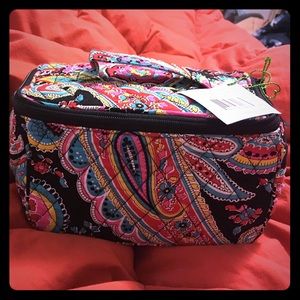 Vera Bradley travel cosmetic makeup bag
