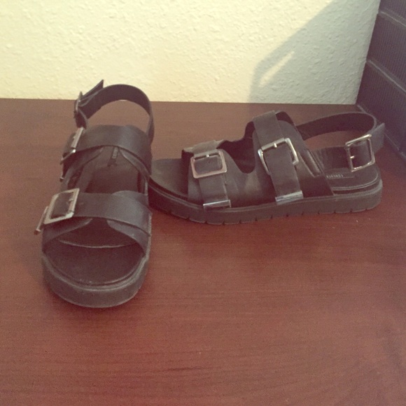 Black sandals