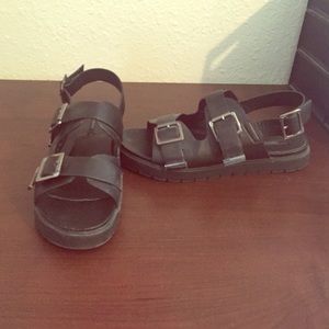 Black sandals