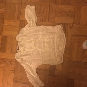 Topshop quarter sleeve top