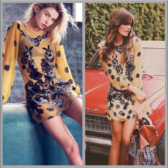 For Love and Lemons Dress with Slip Size S