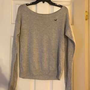 Grey Hollister sweater