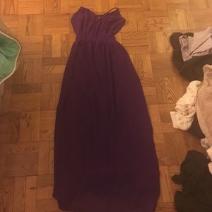 Floor length spaghetti strap dress. Worn ONCE